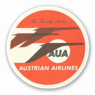 Adesivo Austrian Airways Aviation Sticker