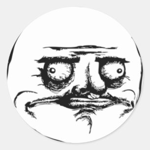 Adesivo auto-colante do meme