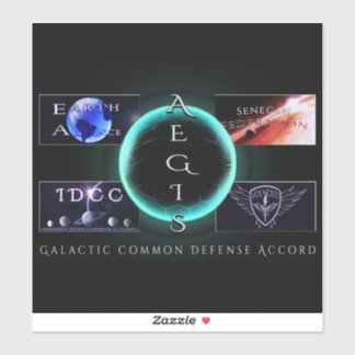 Adesivo Autocolante AEGIS (8x8)