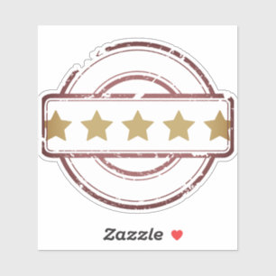 Adesivo Autocolante certificado com classificação de 5 est