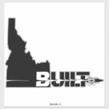 Autocolante de Bullet Construído Idaho