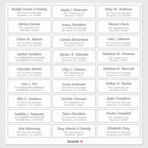 Adesivo Autocolante de Convidado Personalizável