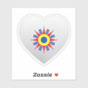 Adesivo Autocolante de ícones de amor caldeus