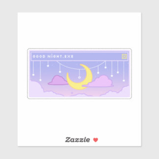 Adesivo autocolante de janela pop-up Goodnight.exe