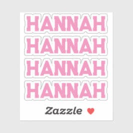 Adesivo Autocolante de nome personalizado