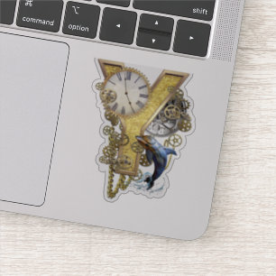 Adesivo Autocolante de personalização Letra Y Aniversário