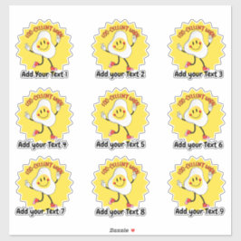 Adesivo Autocolante de recompensa personalizado para profe