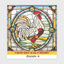 Adesivo Autocolante de Vidro Mantido Personalizável