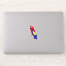 Autocolante do Laptop de Papagaio Macaw