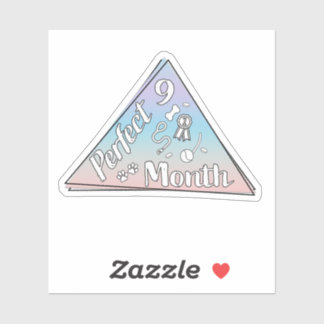 Adesivo Autocolante do mês perfeito - setembro