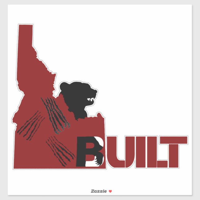 Adesivo Autocolante do Urso de Carga (Folha)