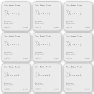 Adesivo Autocolante Mínimo Simples de Vela Leve