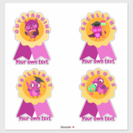 Adesivo Autocolante personalizado de coruja-branca