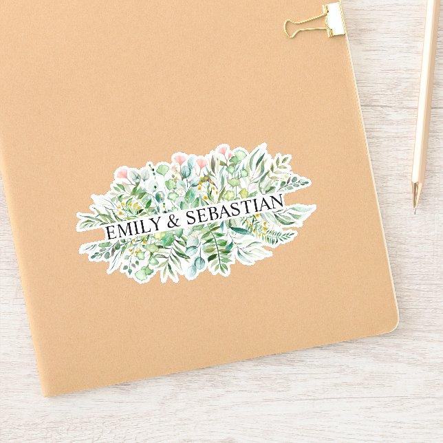 Adesivo Autocolante personalizado Eucalyptus Leafs (Notebook)