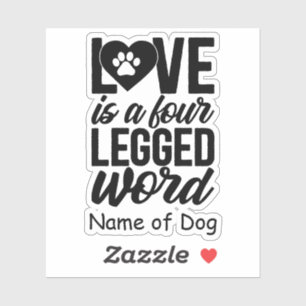 Adesivo Autocolante personalizado   Pet Lover Sticker