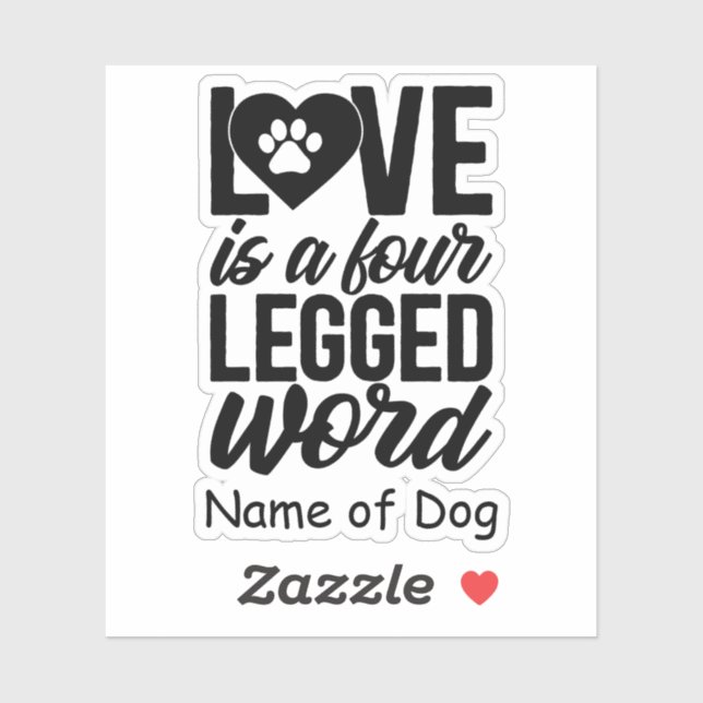 Adesivo Autocolante personalizado | Pet Lover Sticker (Folha)