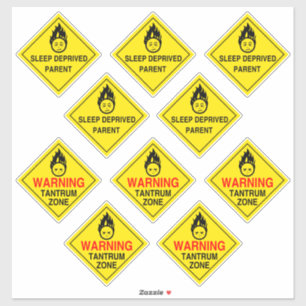 Adesivo Autocolantes de Advertência para Pais