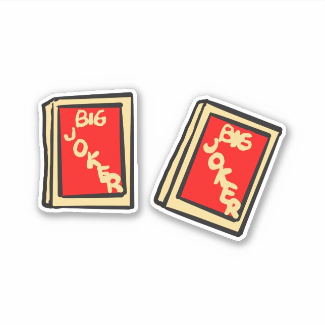 Adesivo Autocolantes de Azulejo do Mahjong Joker (Frente)