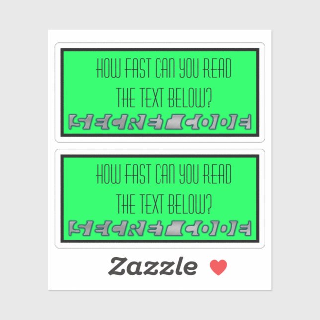 Adesivo Autocolantes de código secreto (Folha)