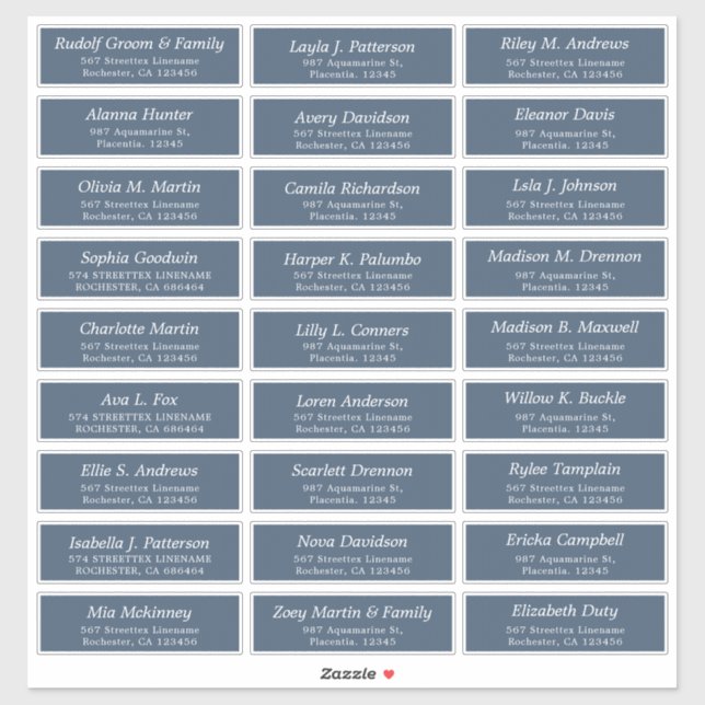 Adesivo Autocolantes de Convidado Personalizáveis (Folha)