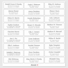 Adesivo Autocolantes de Convidado Personalizáveis