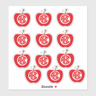 Adesivo Autocolantes de maçã ABC