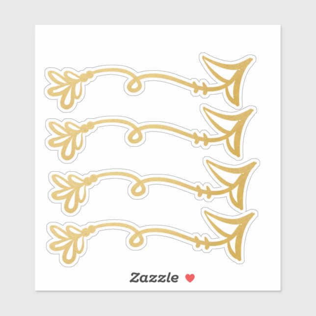 Adesivo Autocolantes de Seta Boho (Folha)