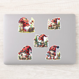 Adesivo Autocolantes de vida do LadyBug Gnome