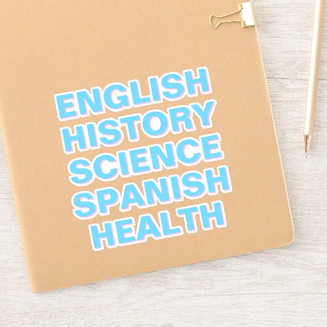 Adesivo Autocolantes escolares, estética (Notebook)