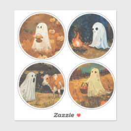 Adesivo Autocolantes Ghost (Conjunto de 4)