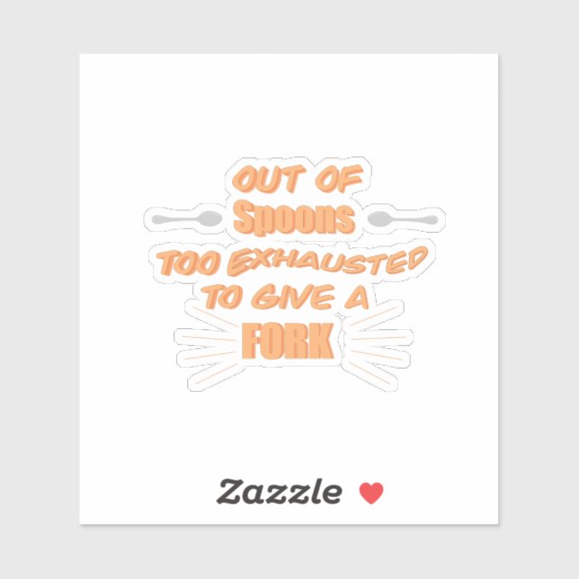 Adesivo Autoconsciência crônica e suporte (Folha)