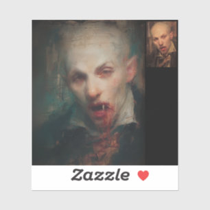 Adesivo Autorretrato — Arte Refinada Gótica