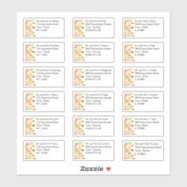 Adesivo Autumn Deixa Nome Individual Endereço Casamento