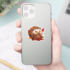 Adesivo Autumn Hedgehog Adventure