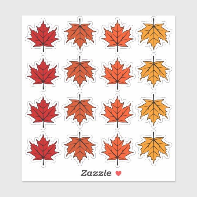 Adesivo Autumn Maple Leaves (Folha)