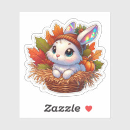 Adesivo Autumn Mood: Happy Season / Fall Bunny Sticker #18