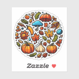 Adesivo Autumn Mood: Happy Season / Fall Sticker #1