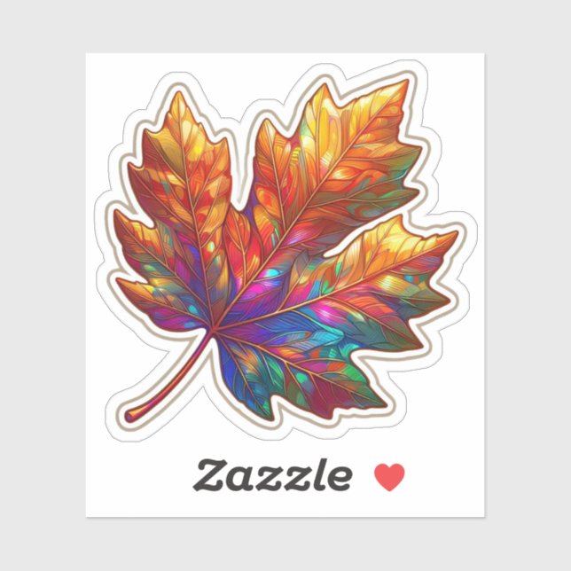 Adesivo Autumn Mood: Happy Season / Leaf Sticker #17 (Folha)