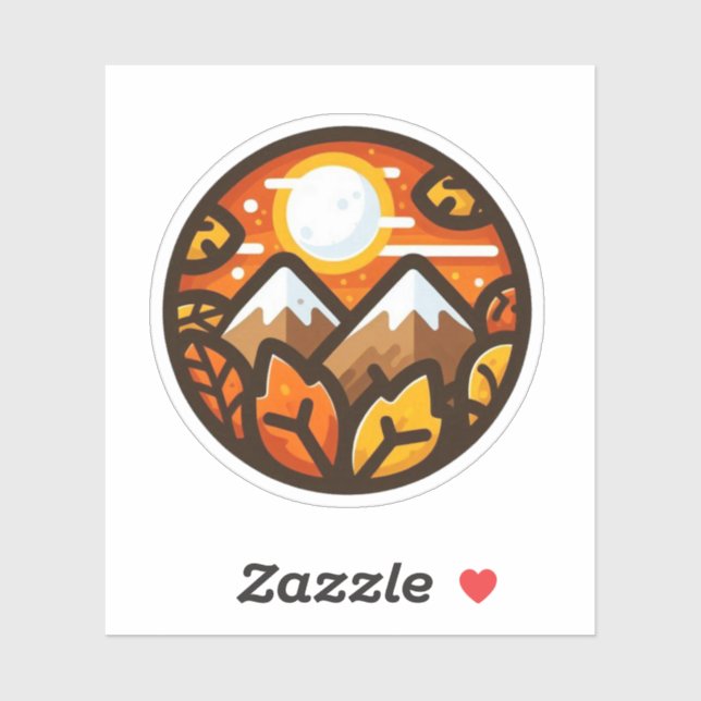 Adesivo Autumn Mood: Happy Season / Sticker #8 (Folha)