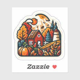 Adesivo Autumn Mood: Happy Season / Village Sticker #13