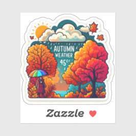 Adesivo Autumn Mood: Happy Season / Weather Sticker #15