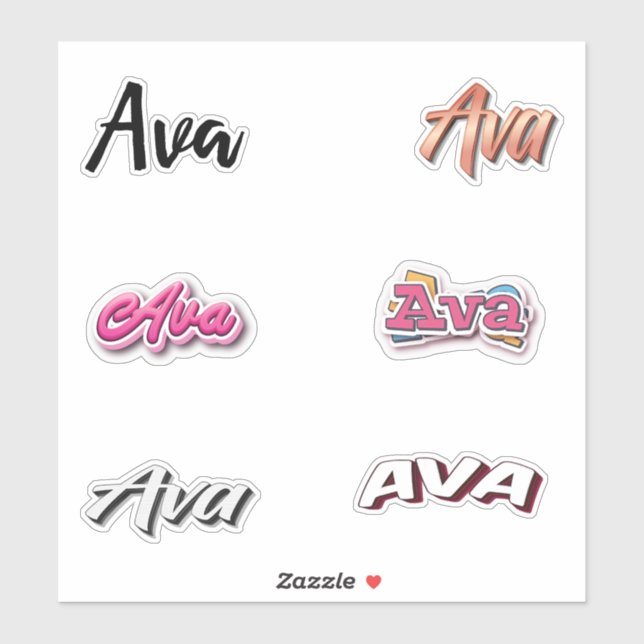 Adesivo Ava Sticker Pack (Folha)