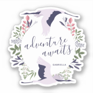 Adesivo Aventura Aguarda Aves Aquáticas e Terra