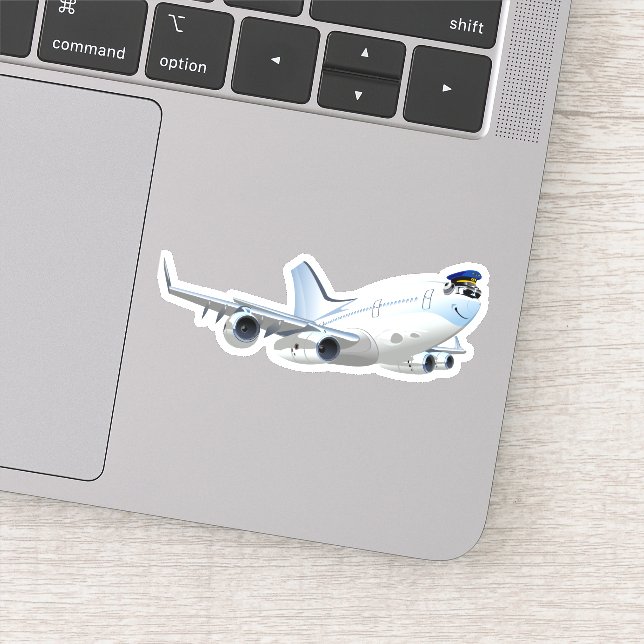 Adesivo Avião de animação (Detalhe)