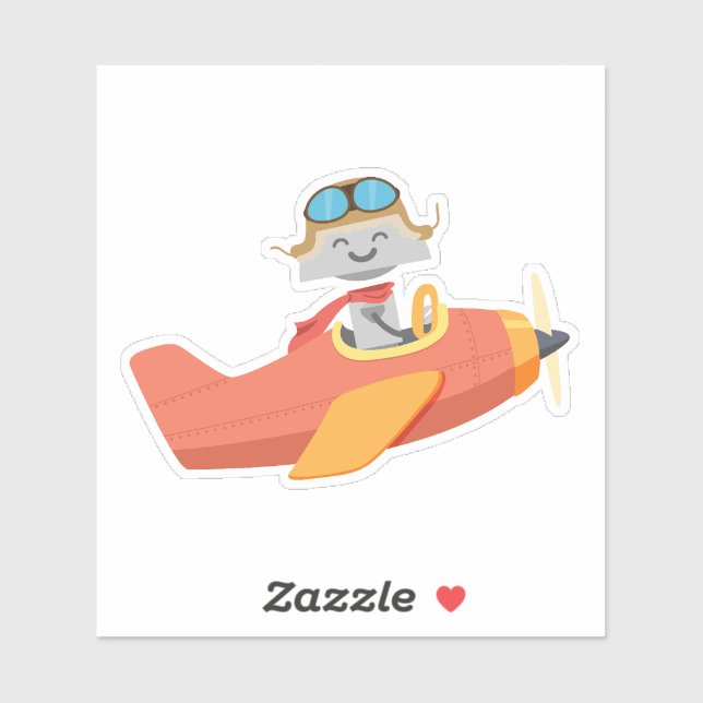 Adesivo avião Mia (Folha)