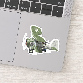 Adesivo Avião retrógrado de animação