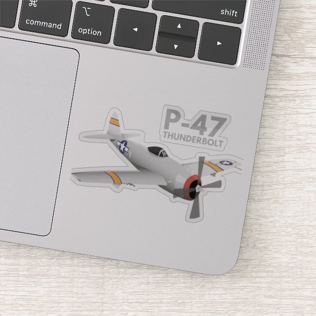Adesivo Avião Thunderbolt WW2 P-47 (Detalhe)