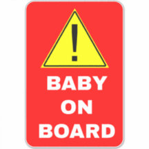 Aviso Ao Bebê No Carro Do Conselho