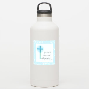 Adesivo Avô Baptism Blue Lace Personalizado