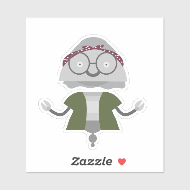 Adesivo Avó Mia (Folha)